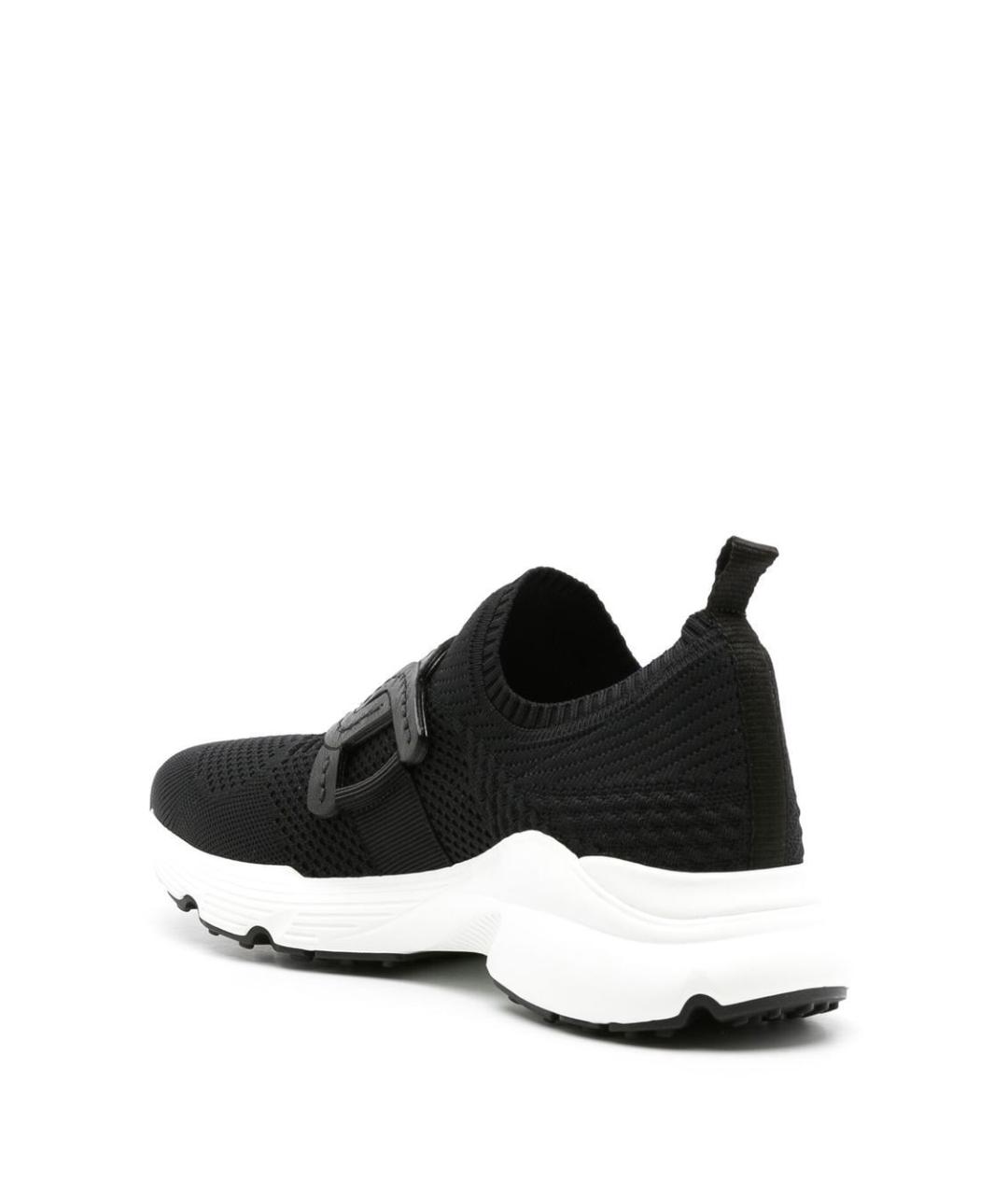 TOD'S Черные текстильные кроссовки, фото 2