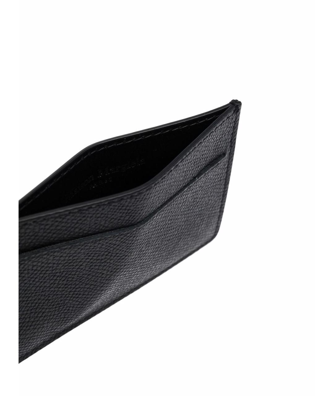 MAISON MARGIELA Черный кожаный кардхолдер, фото 2