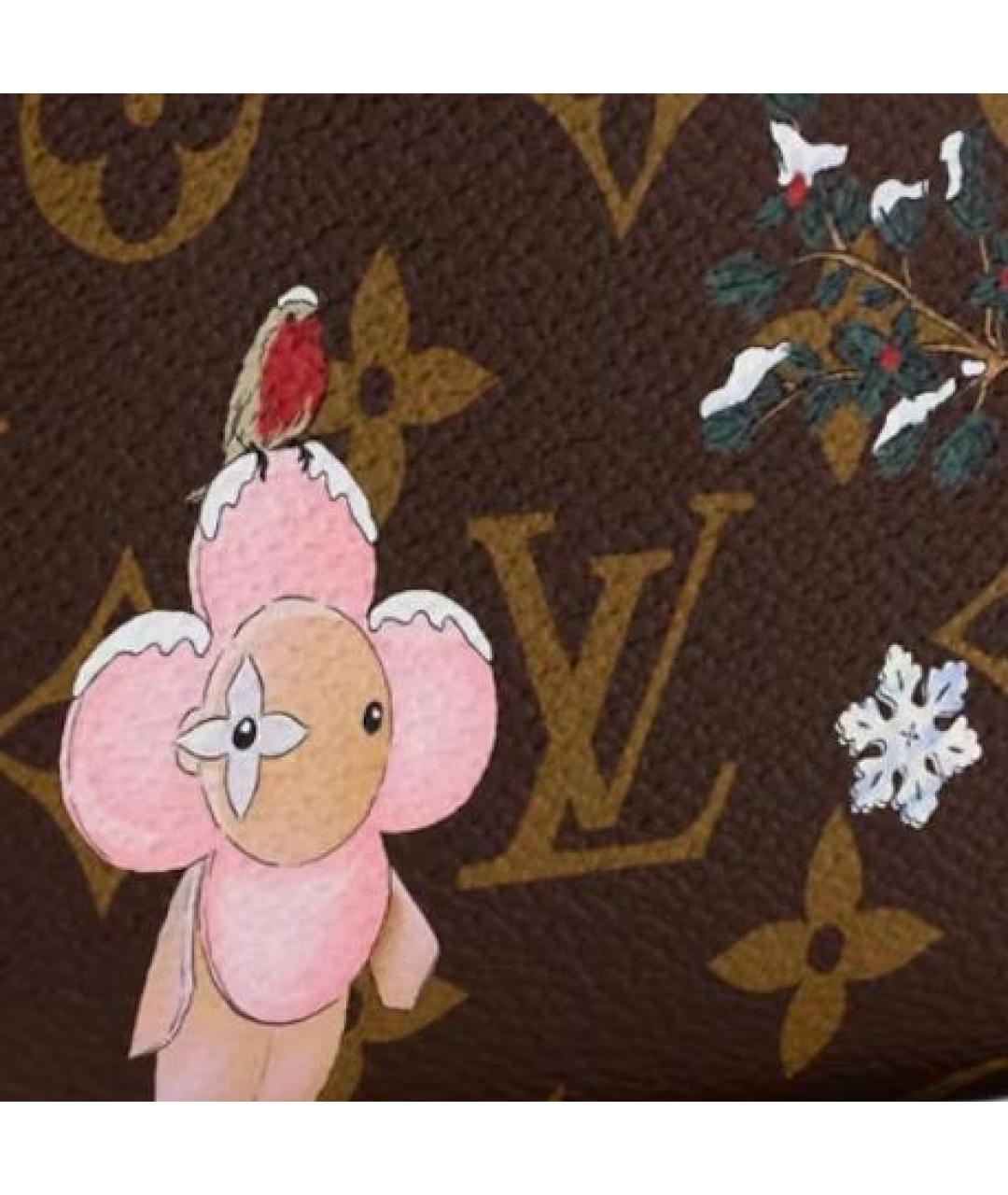 LOUIS VUITTON Коричневый кошелек, фото 2