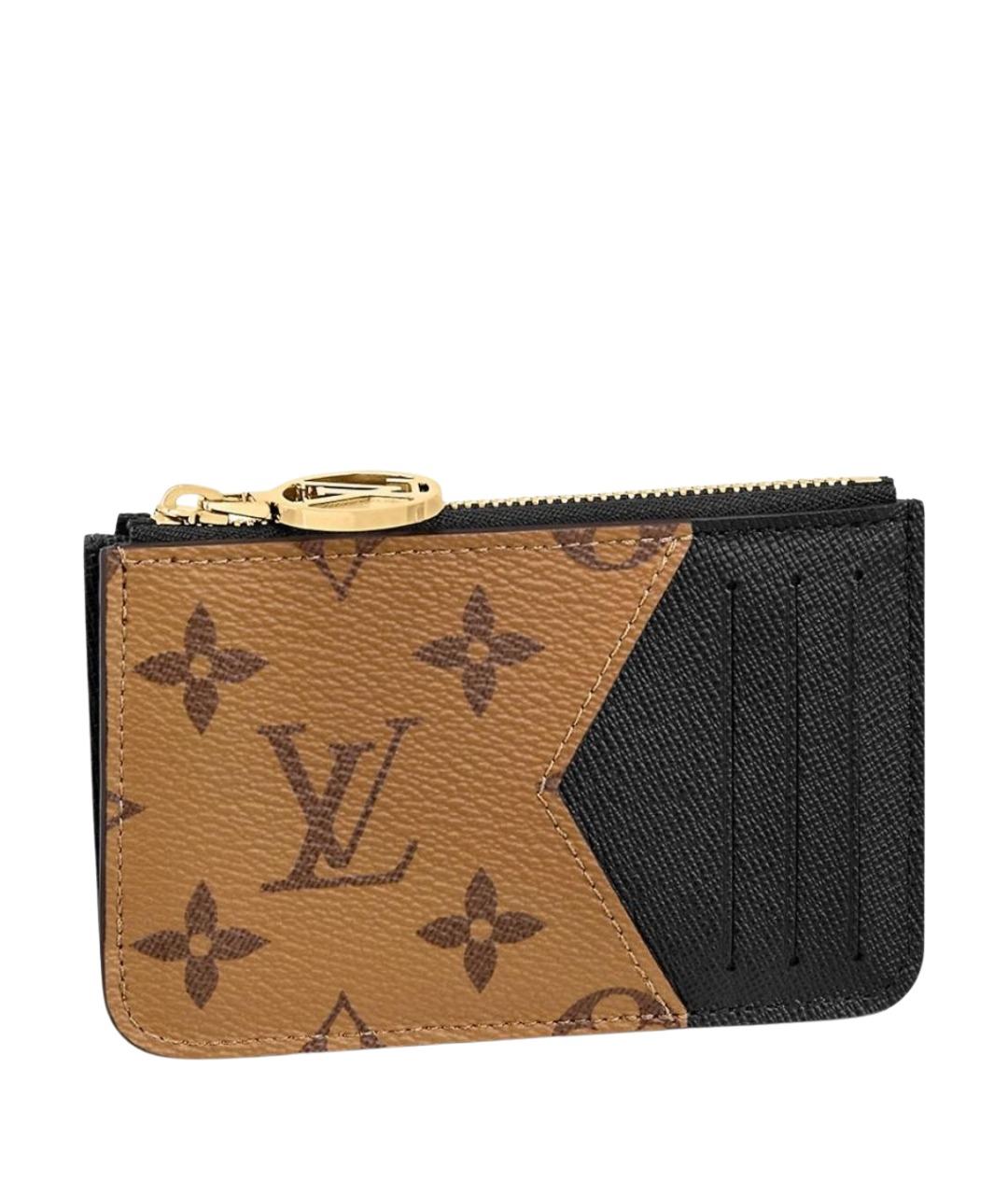 LOUIS VUITTON Коричневый кардхолдер, фото 1