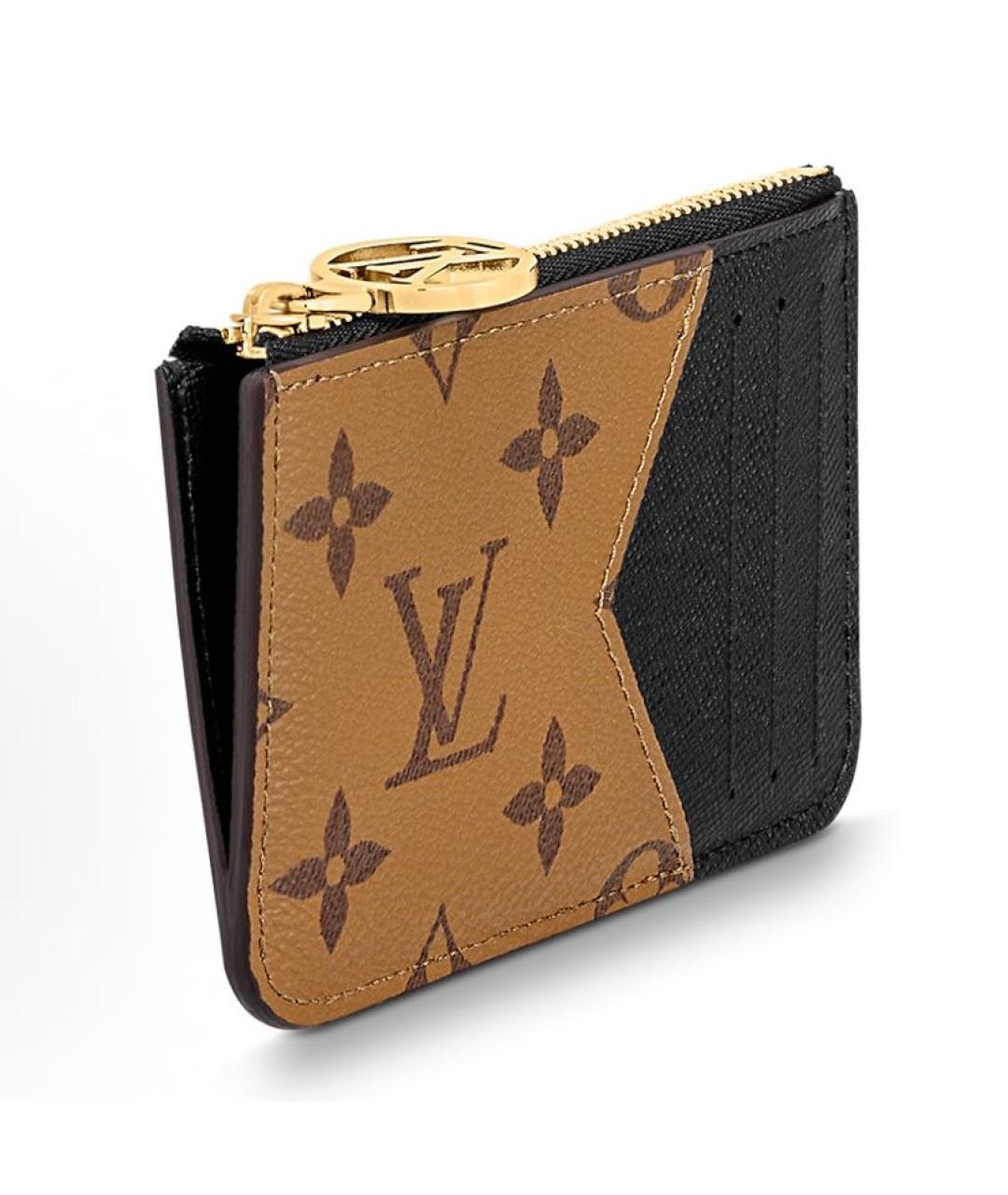 LOUIS VUITTON Коричневый кардхолдер, фото 2