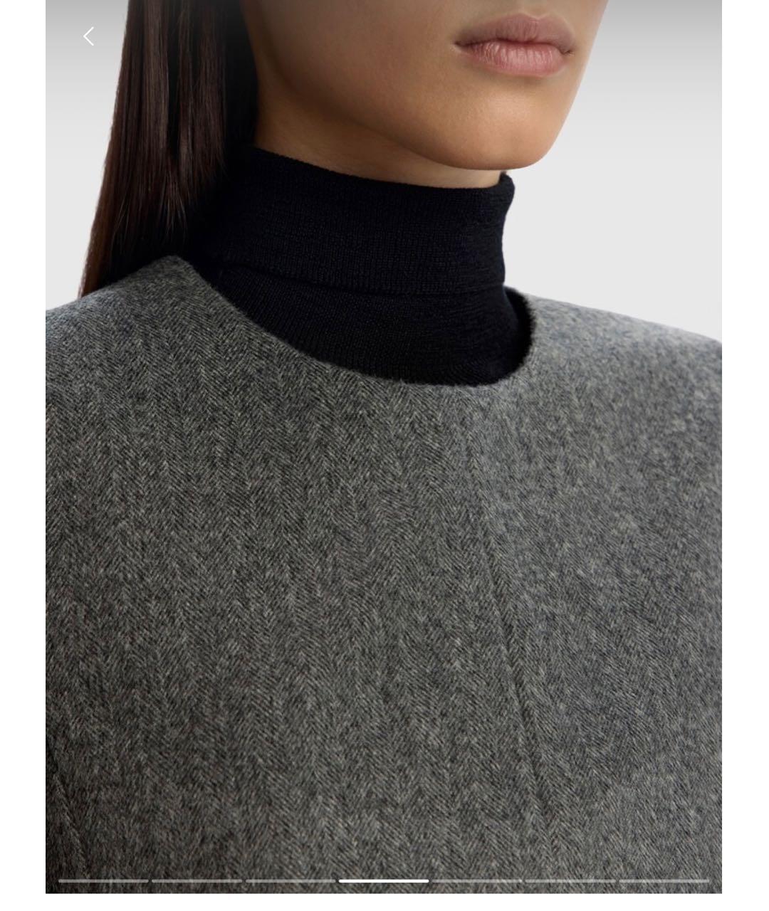 12 STOREEZ Серое кашемировое повседневное платье, фото 8