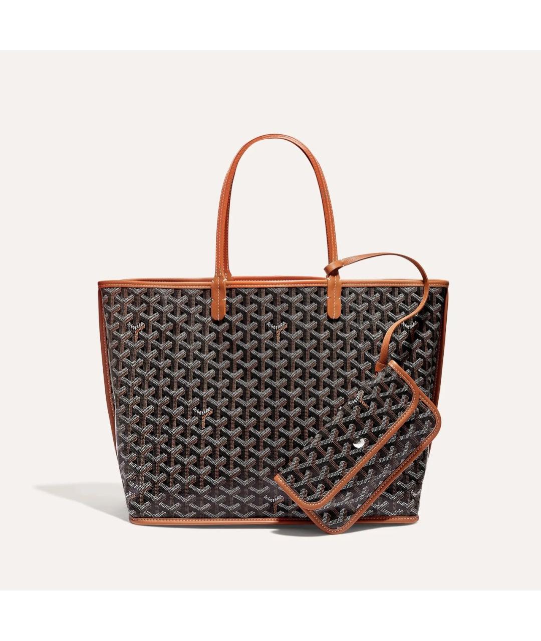 GOYARD Коричневая сумка тоут, фото 6