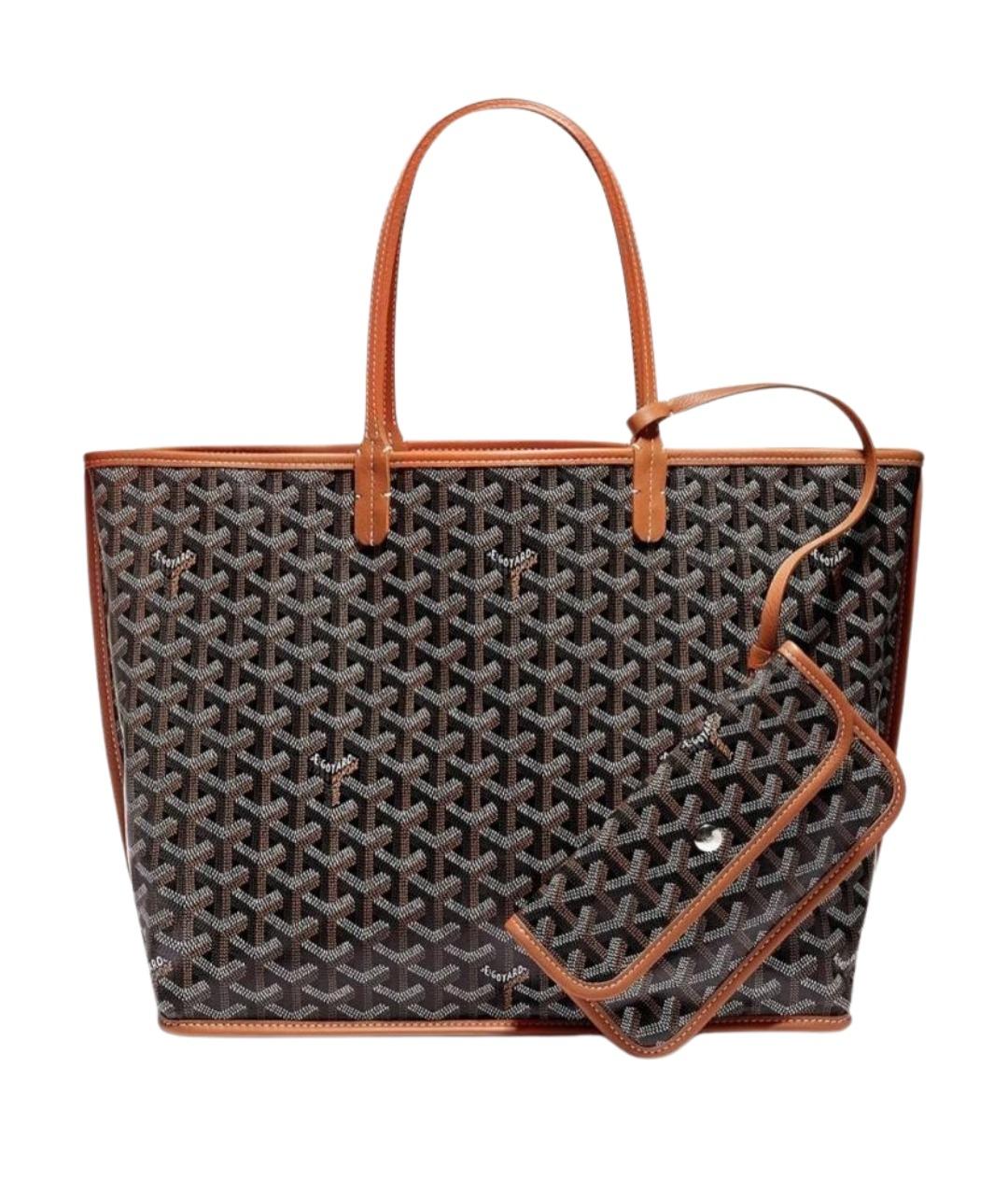 GOYARD Коричневая сумка тоут, фото 1