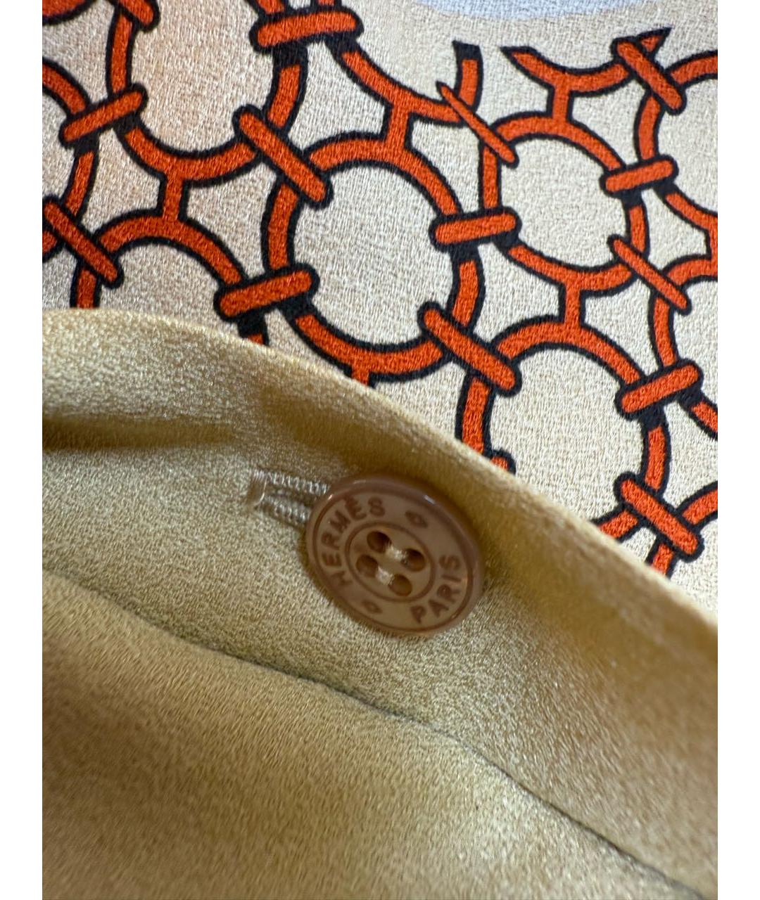 HERMES Шелковый костюм с брюками, фото 6