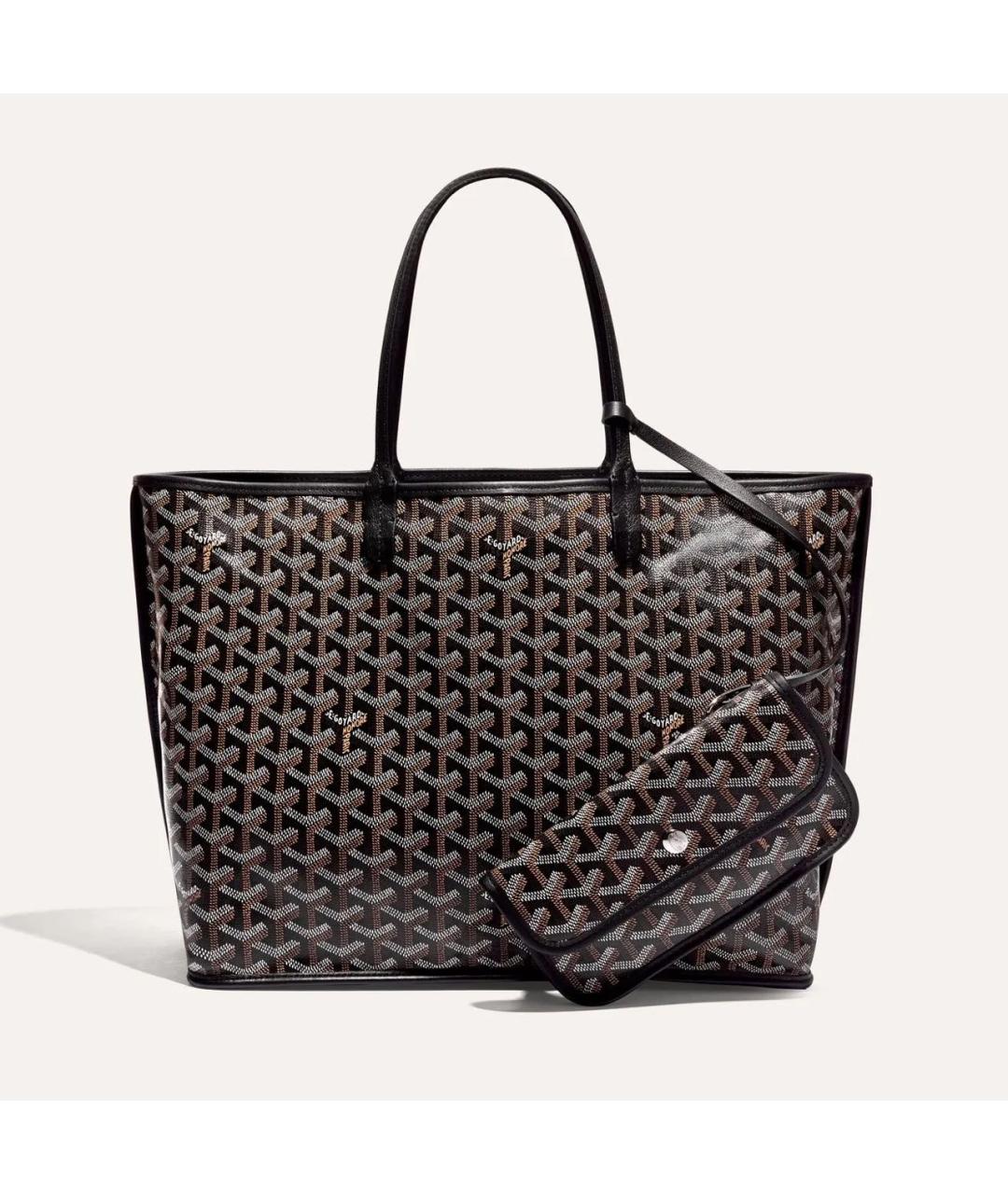 GOYARD Черная сумка тоут, фото 6