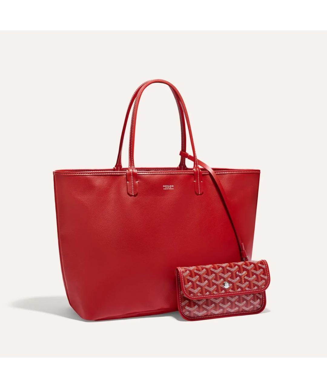 GOYARD Красная сумка тоут, фото 2