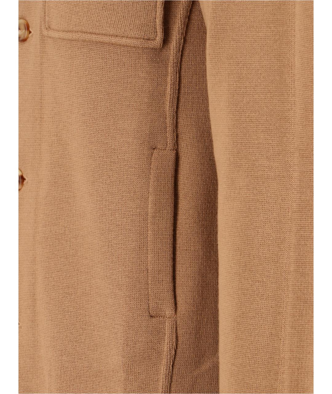 LARDINI Коричневая шерстяная куртка, фото 3