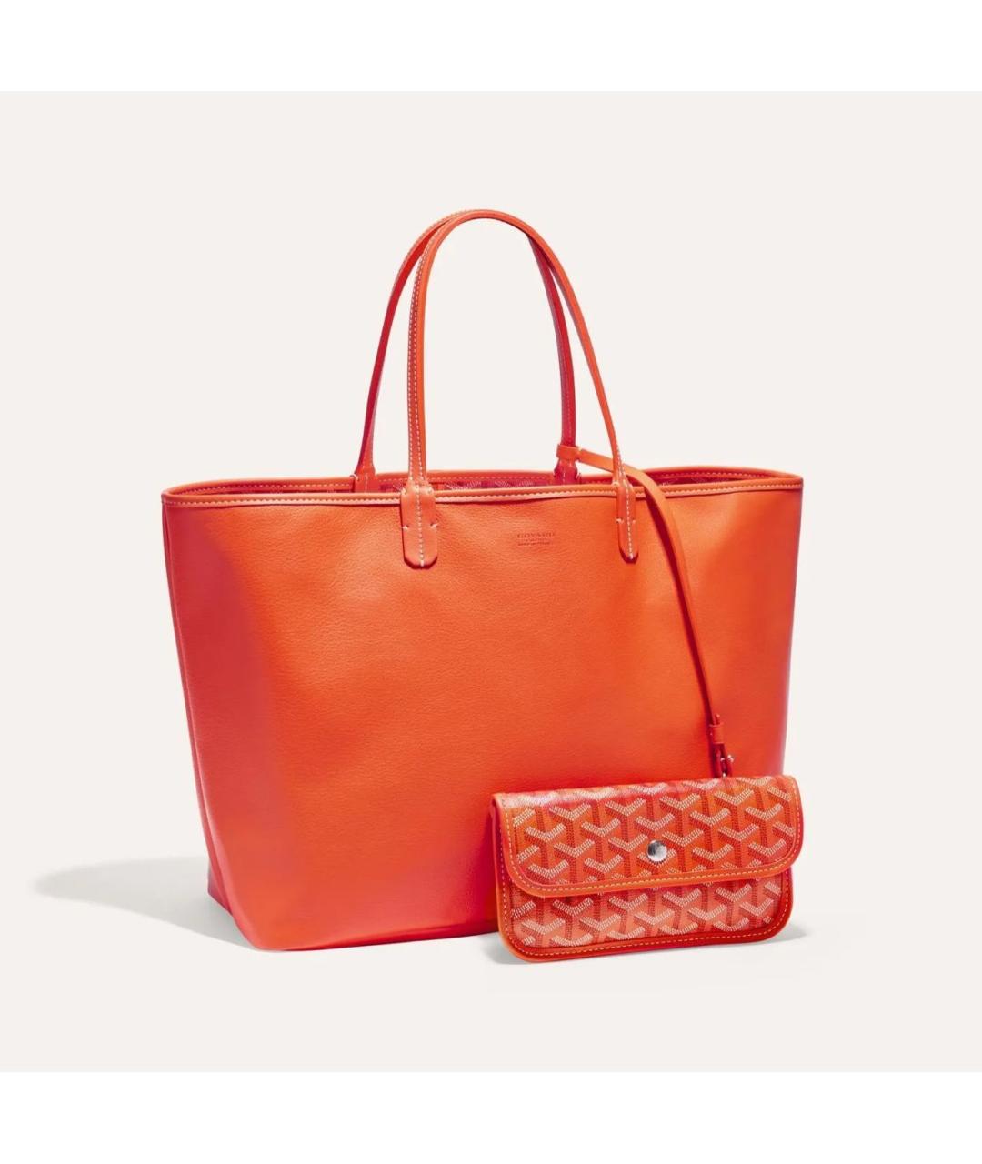GOYARD Оранжевая сумка тоут, фото 2