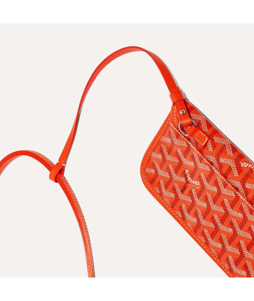GOYARD Оранжевая сумка тоут, фото 4