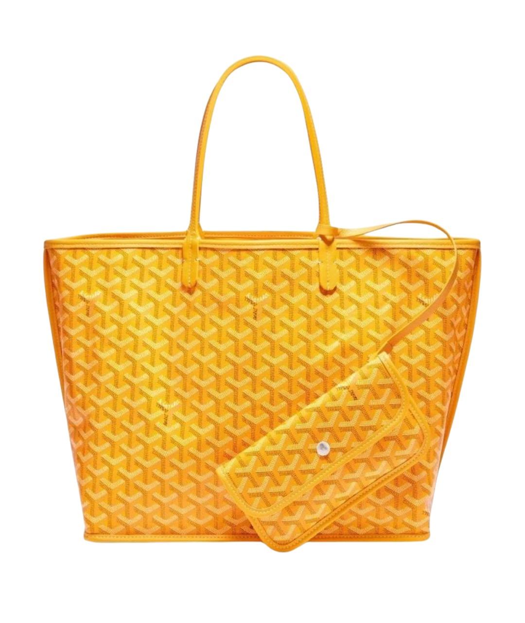 GOYARD Желтая сумка тоут, фото 1