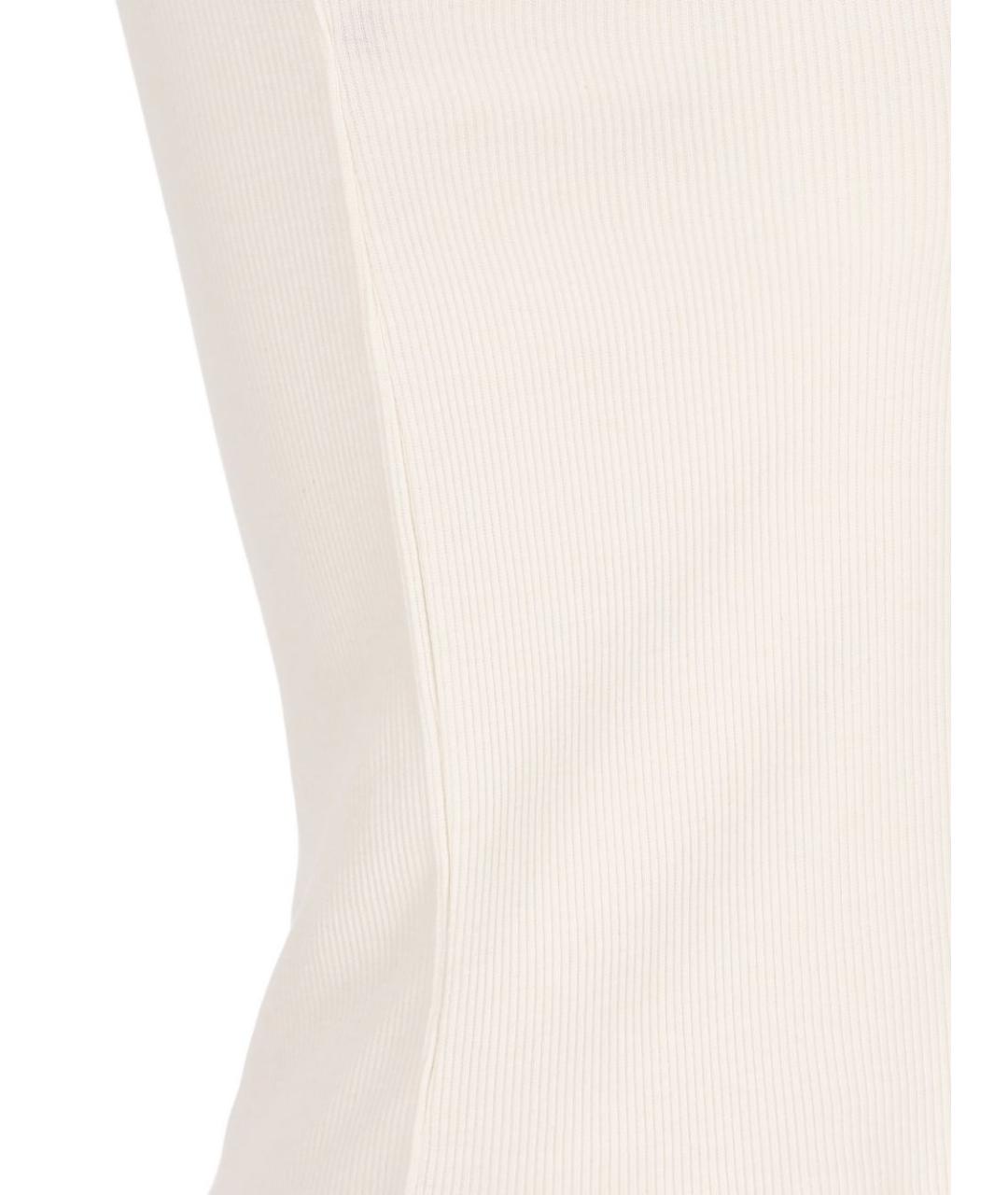 CELINE Белая хлопковая майка, фото 4