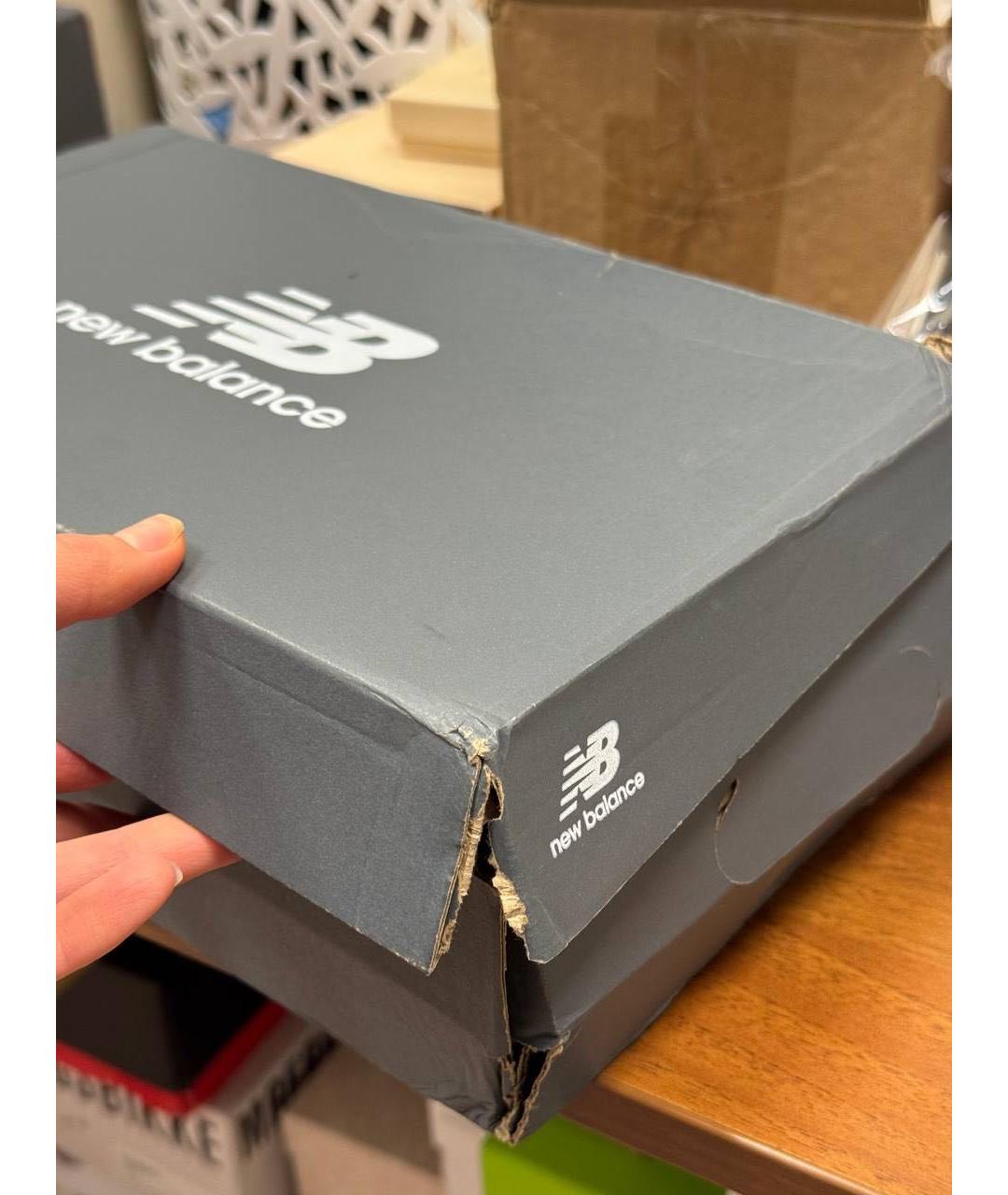 NEW BALANCE Белые текстильные кроссовки, фото 8