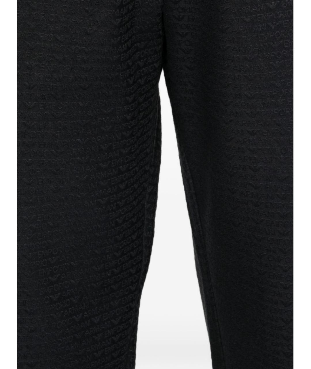 EMPORIO ARMANI Синие хлопковые повседневные брюки, фото 2