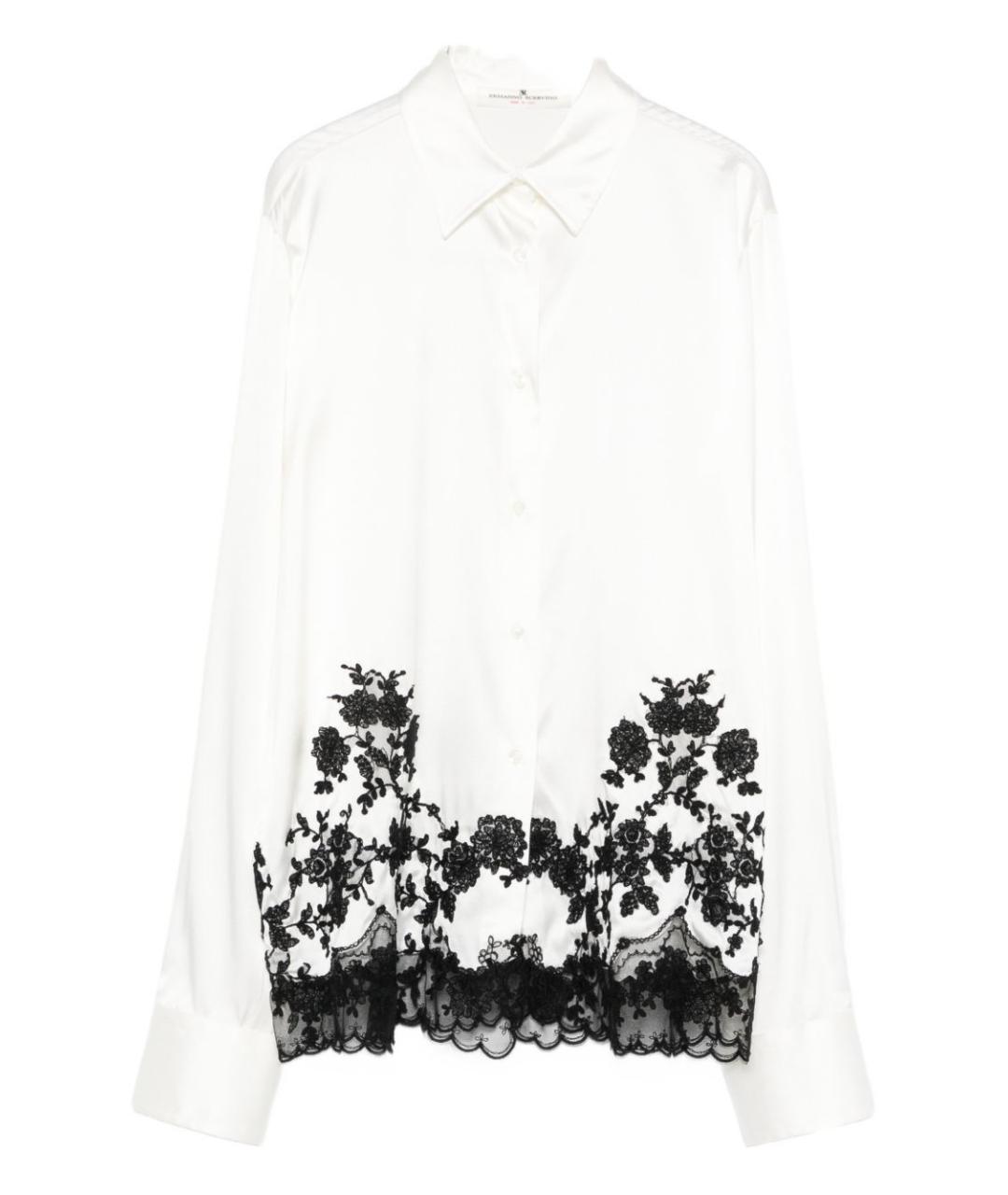 ERMANNO SCERVINO Белая шелковая рубашка, фото 1