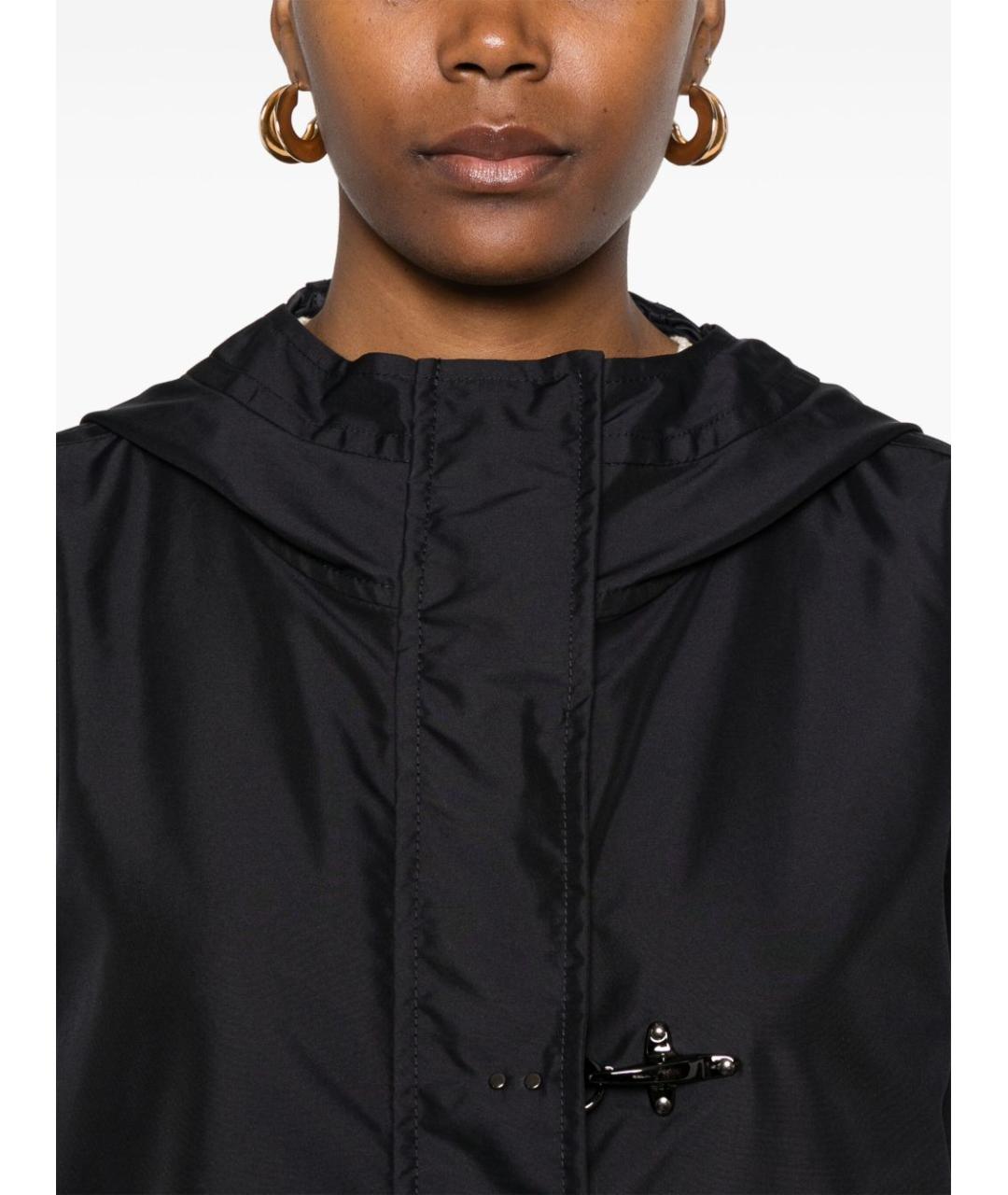 FAY Темно-синяя полиэстеровая куртка, фото 2