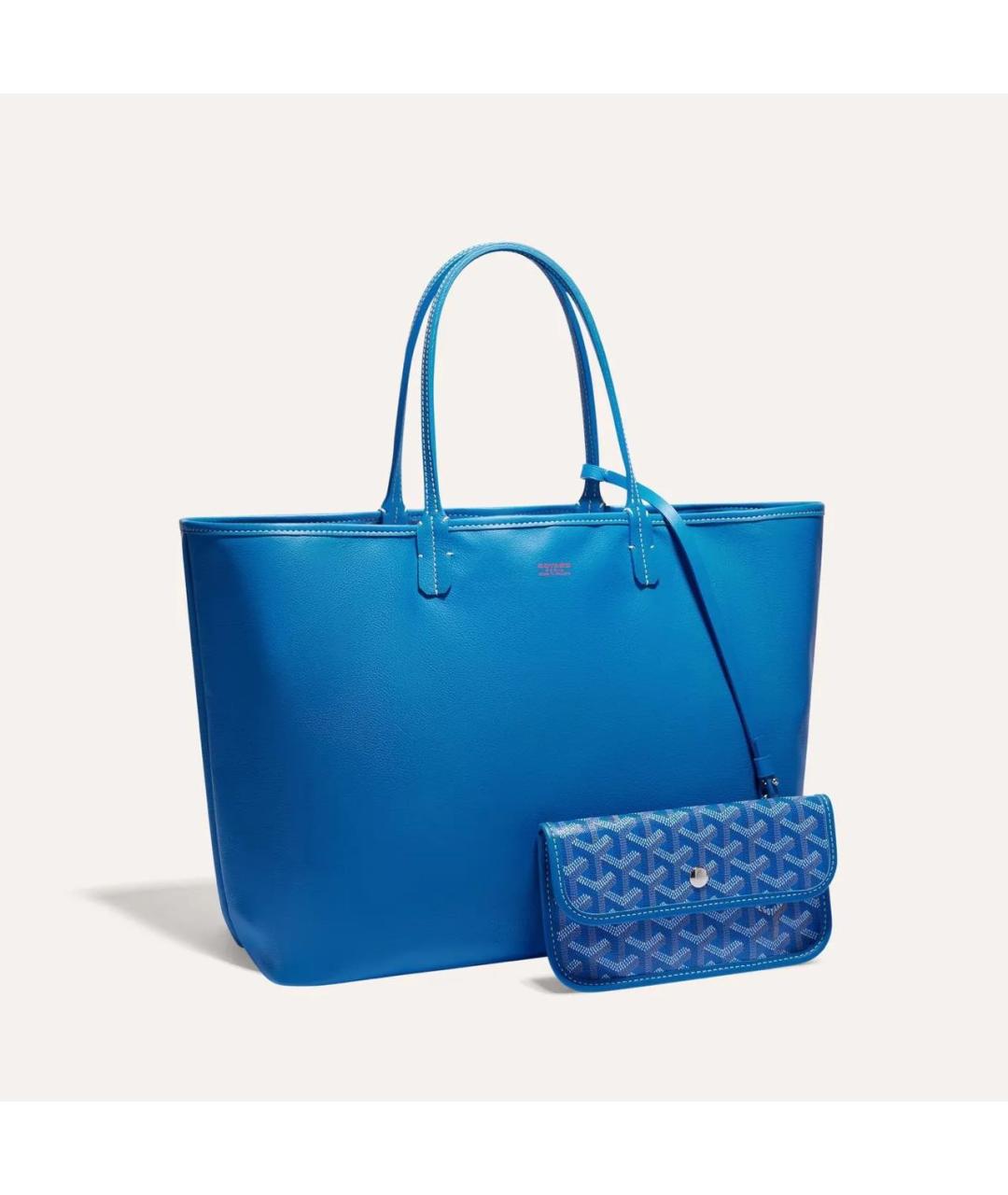 GOYARD Голубая сумка тоут, фото 2