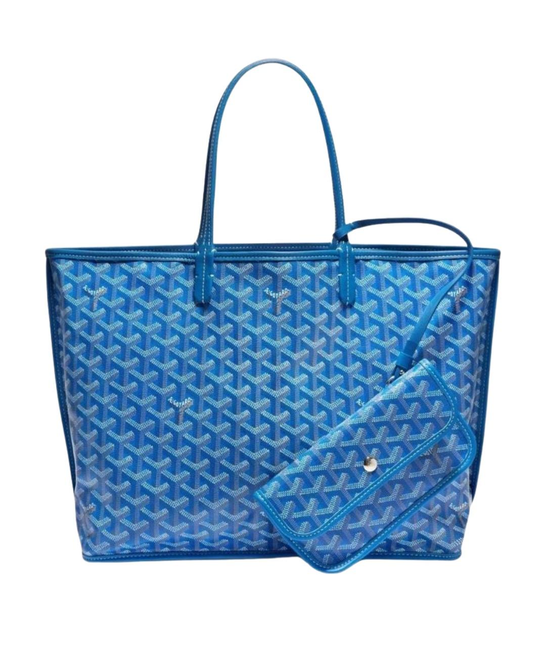 GOYARD Голубая сумка тоут, фото 1