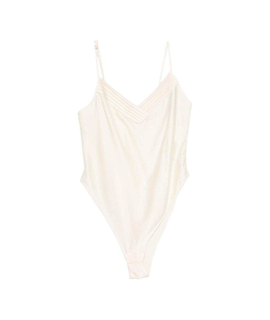 FORTE FORTE Белое шелковое боди, фото 1