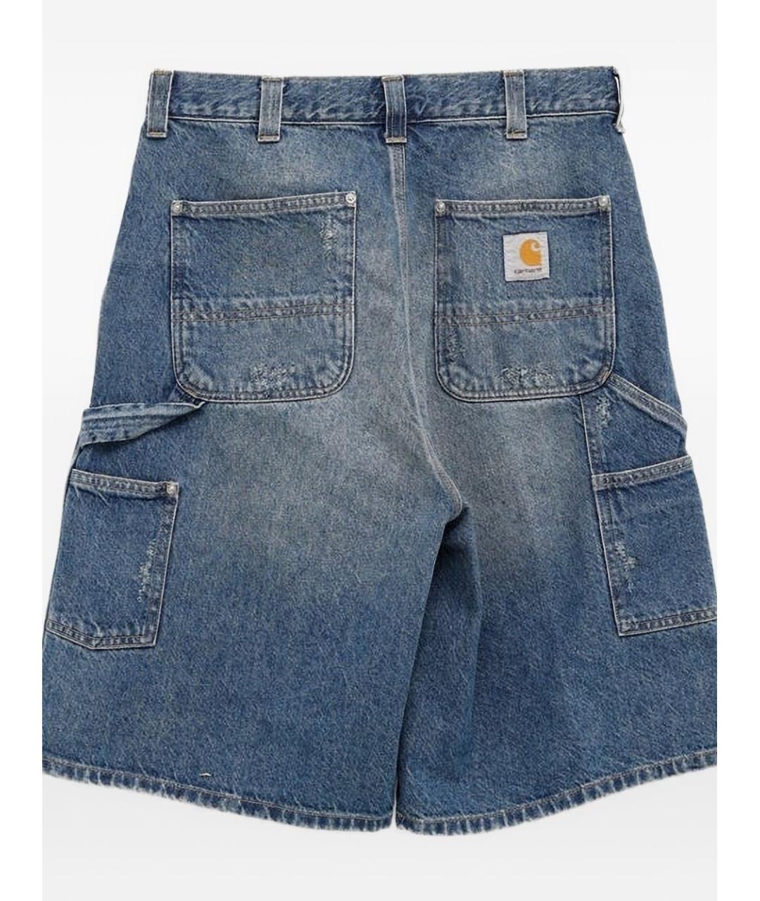 CARHARTT WIP Синие хлопковые шорты, фото 3