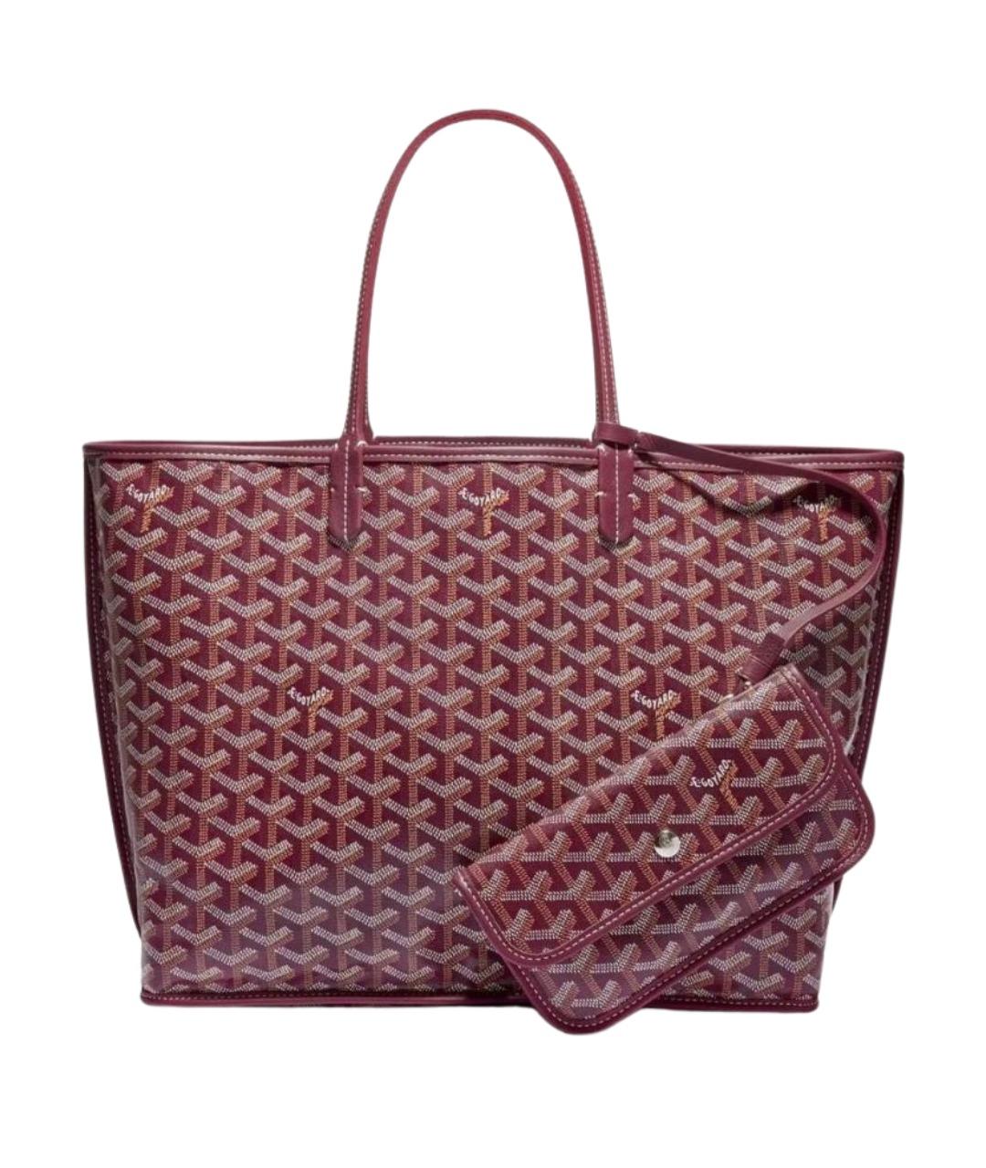 GOYARD Бордовая сумка тоут, фото 1