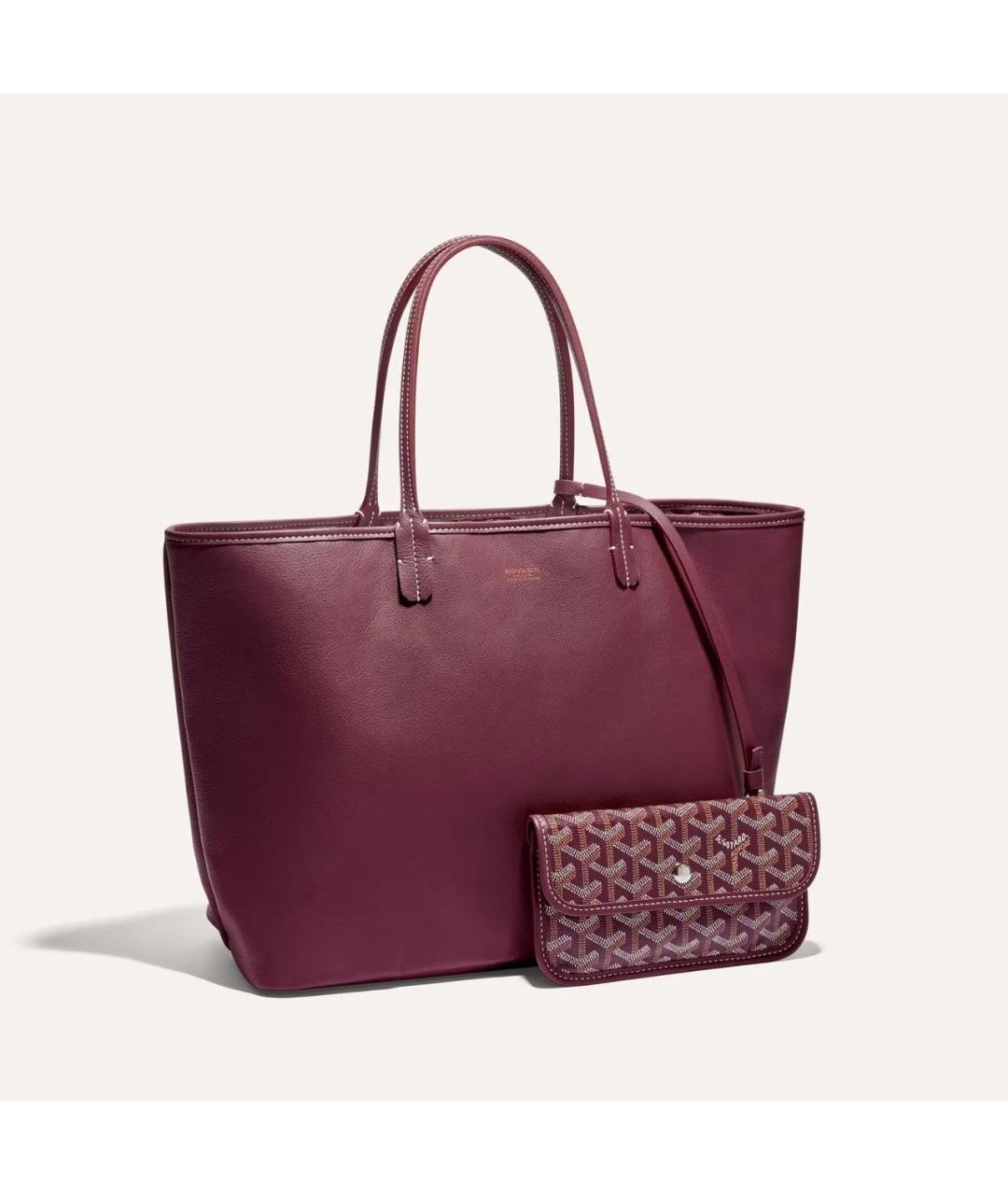 GOYARD Бордовая сумка тоут, фото 2