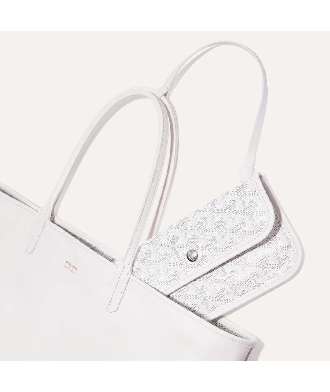GOYARD Белая сумка тоут, фото 3