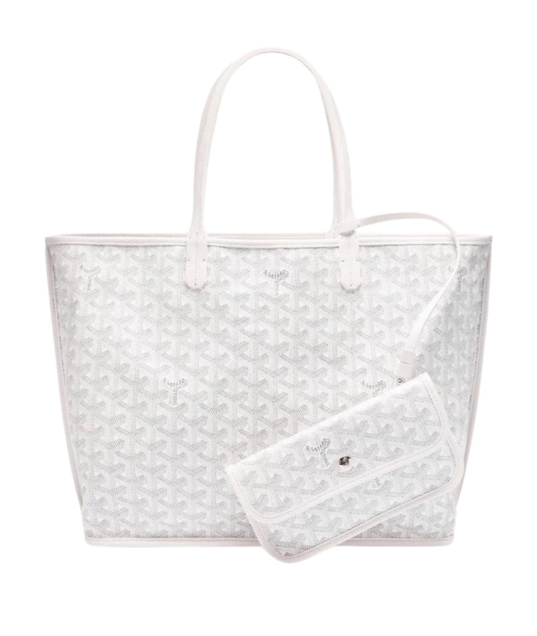 GOYARD Белая сумка тоут, фото 1