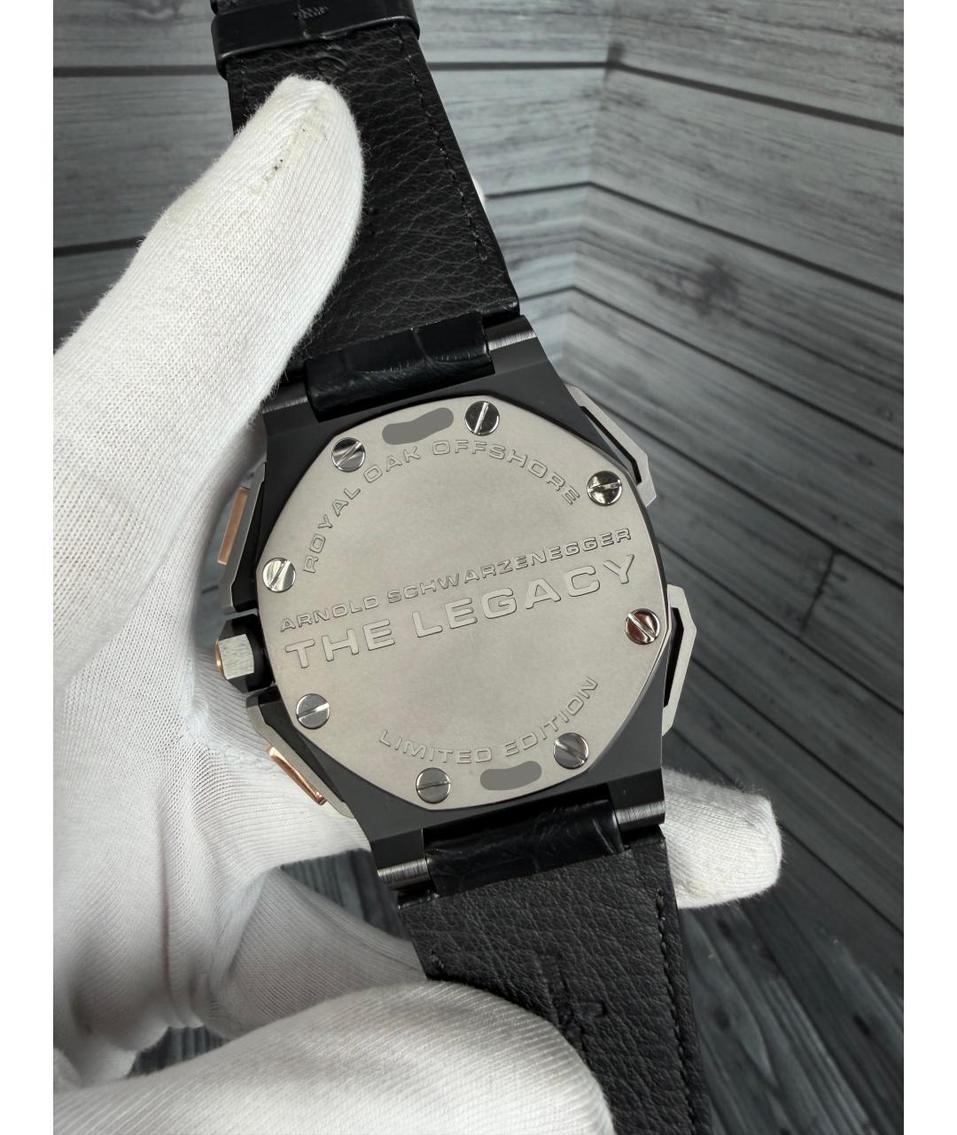 Audemars Piguet Черные часы из розового золота, фото 6