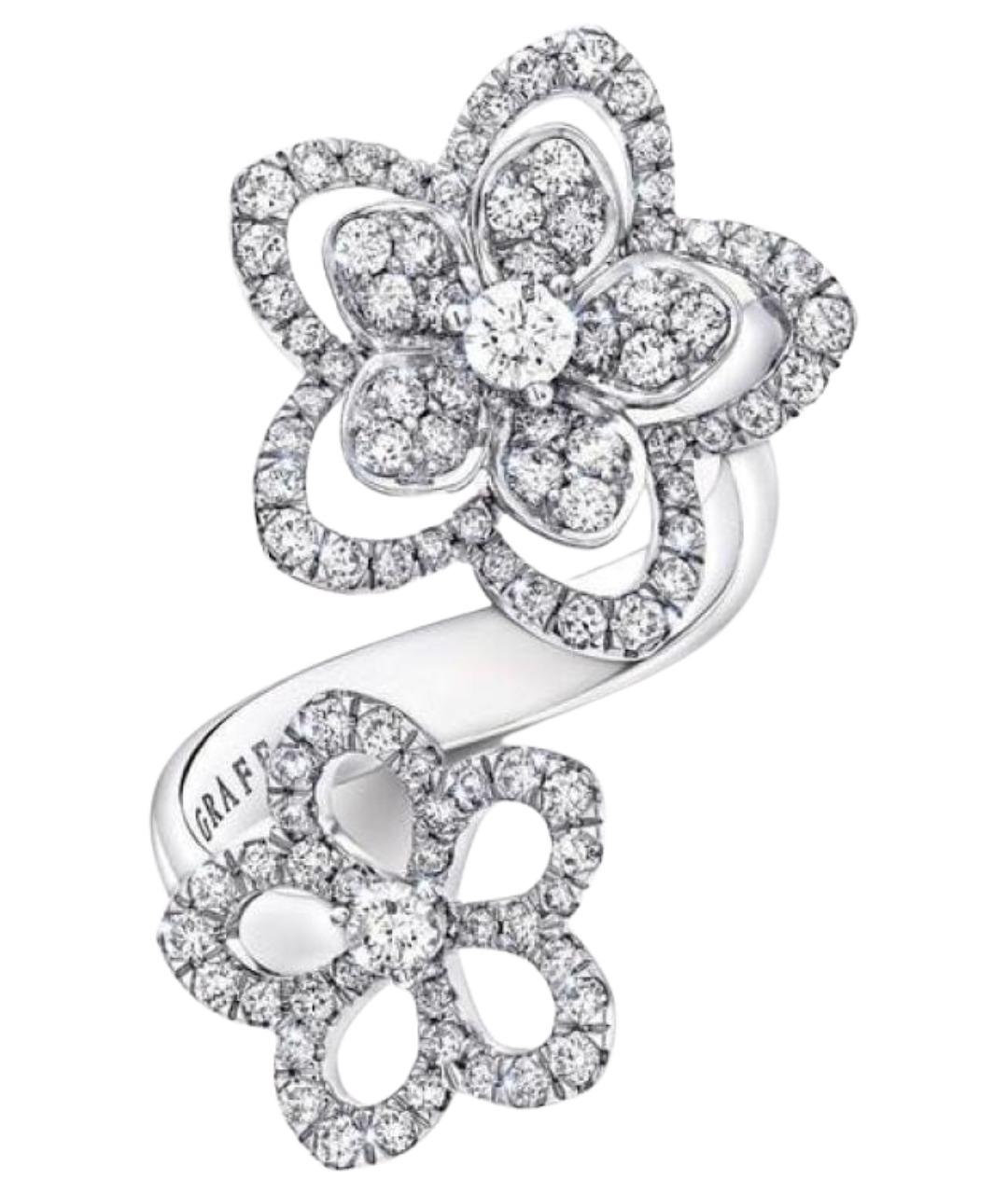 GRAFF Серебряное кольцо из белого золота, фото 1