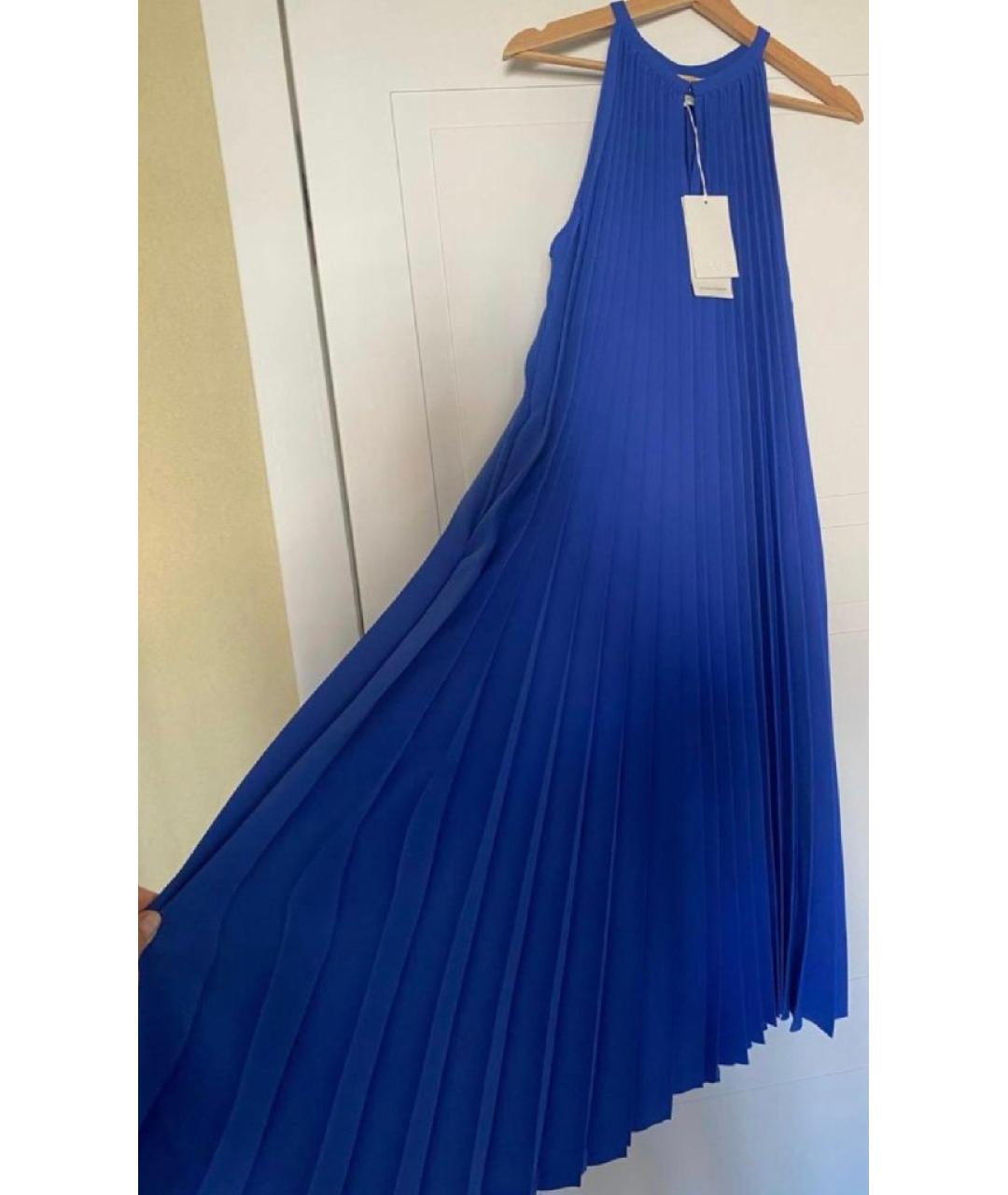 COS Синее полиэстеровое повседневное платье, фото 4