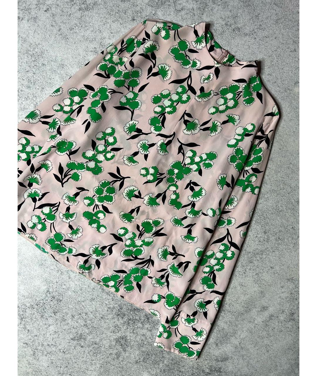 MARNI Мульти шелковая блузы, фото 3