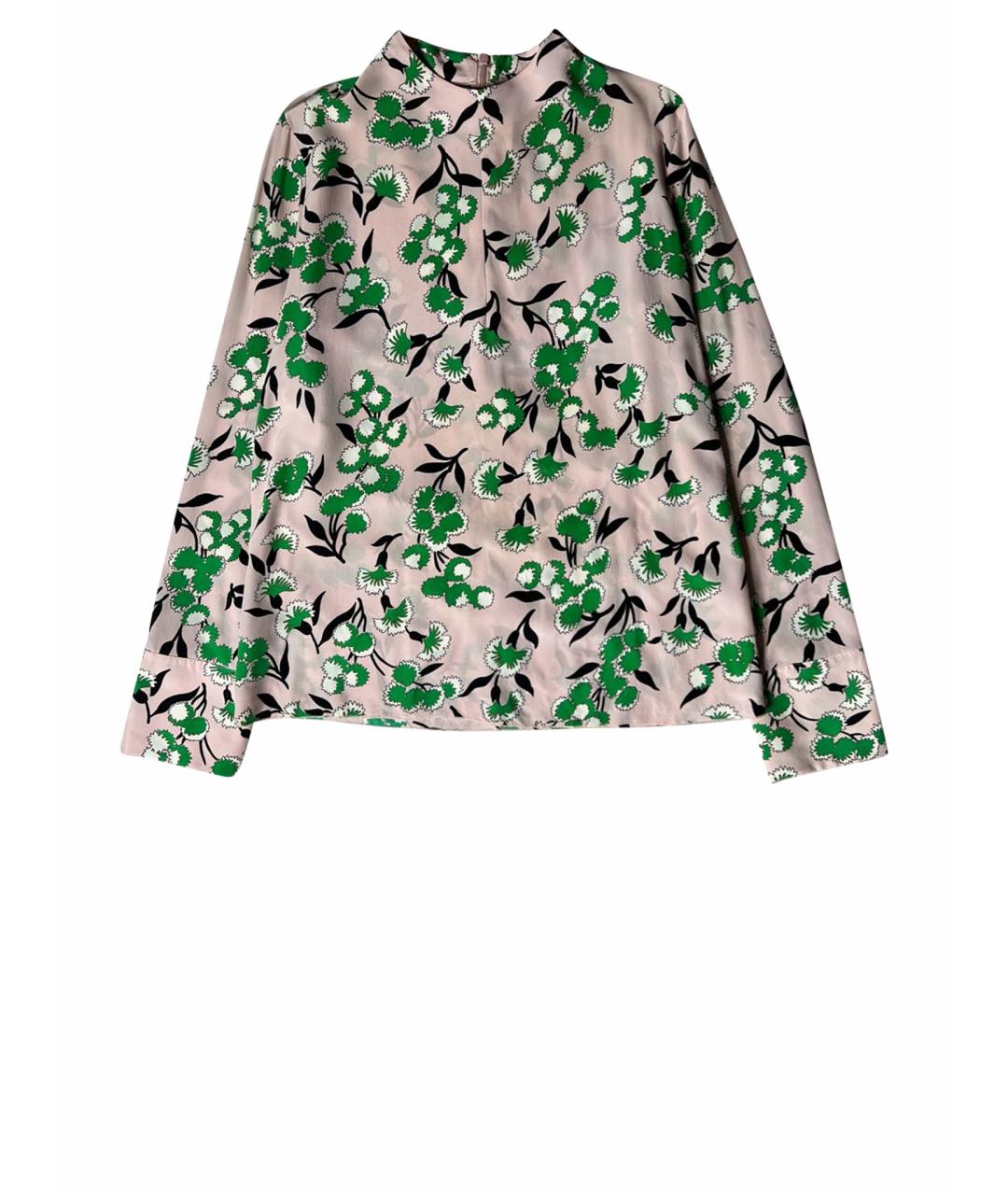 MARNI Мульти шелковая блузы, фото 1