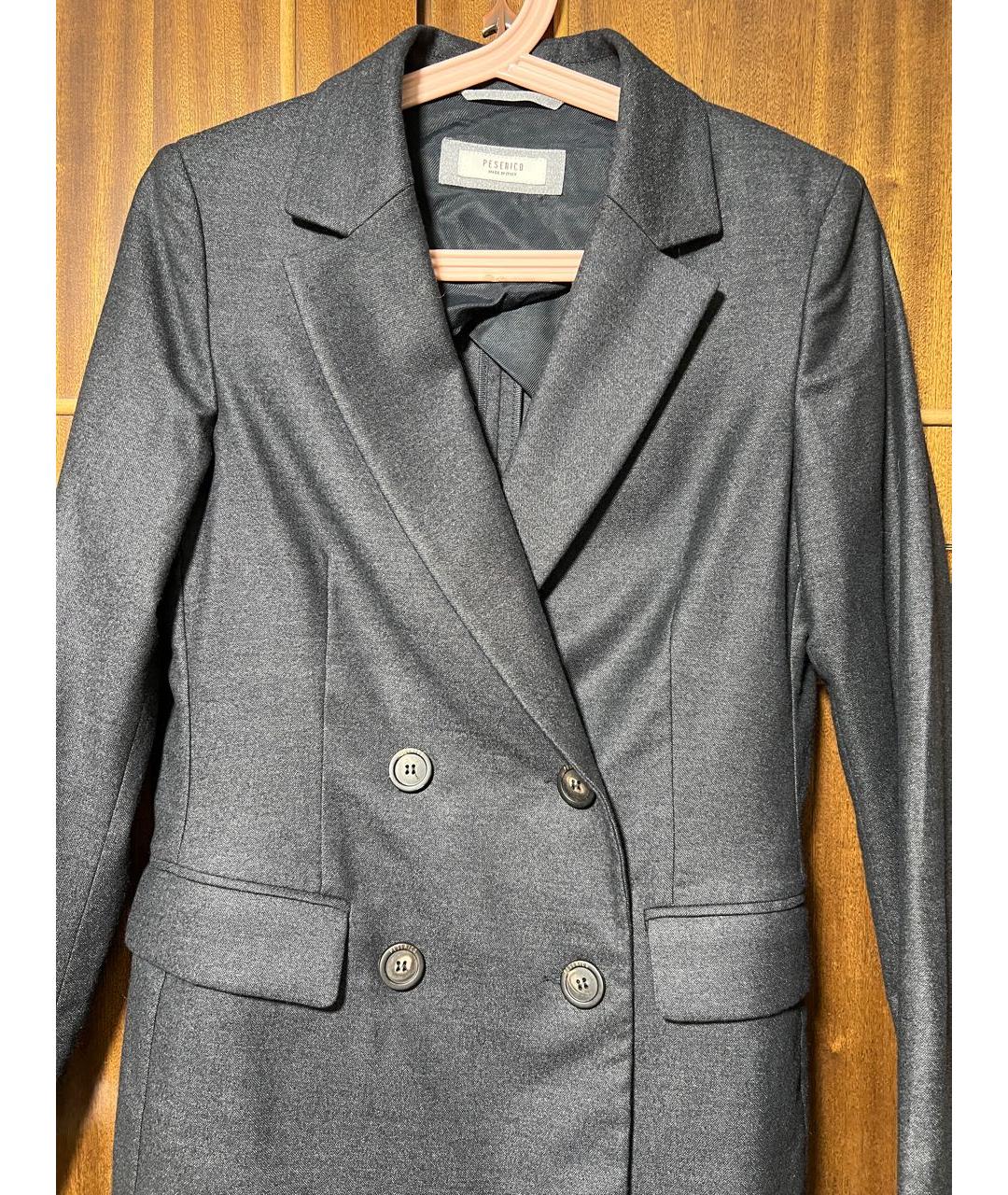 DOLCE&GABBANA Антрацитовый шерстяной жакет/пиджак, фото 9