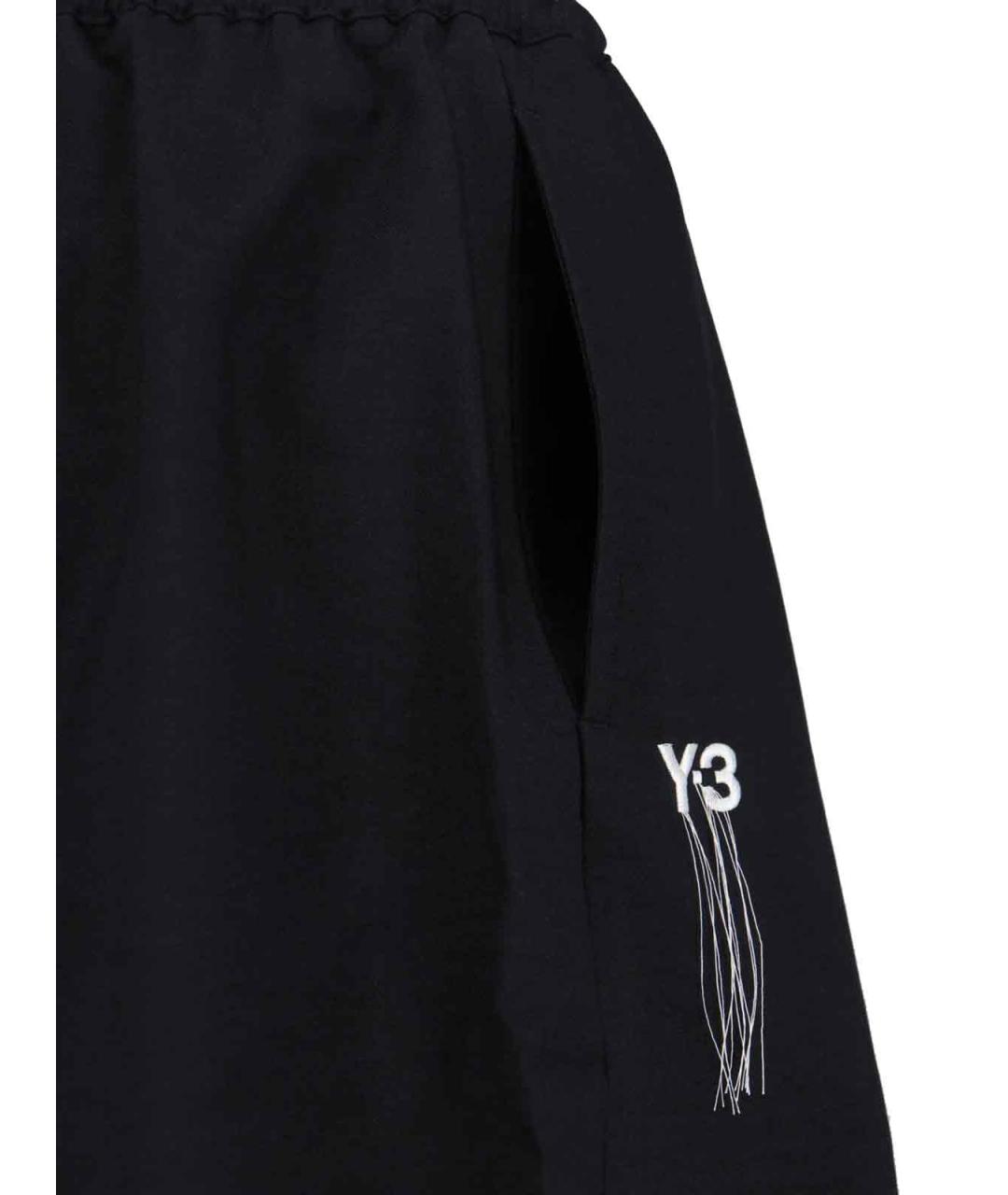 Y-3 Черные полиэстеровые шорты, фото 5