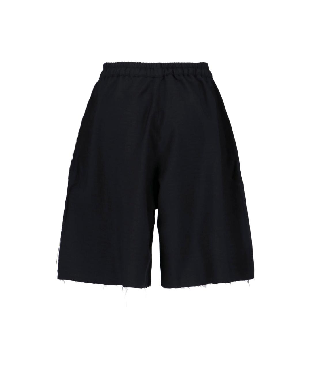 Y-3 Черные полиэстеровые шорты, фото 2