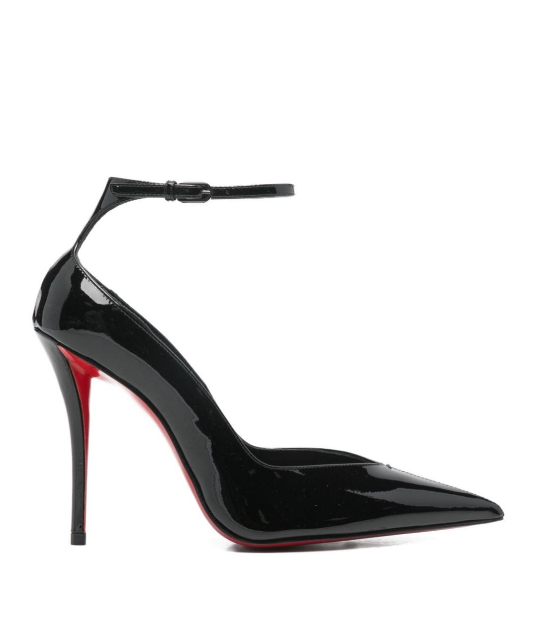 CHRISTIAN LOUBOUTIN Черные туфли из лакированной кожи, фото 1