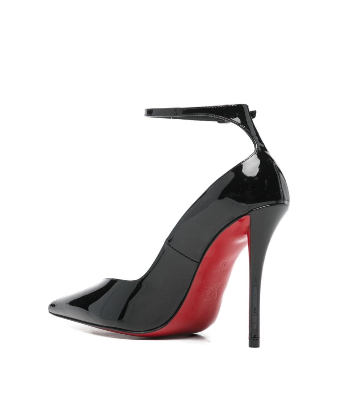 CHRISTIAN LOUBOUTIN Черные туфли из лакированной кожи, фото 4