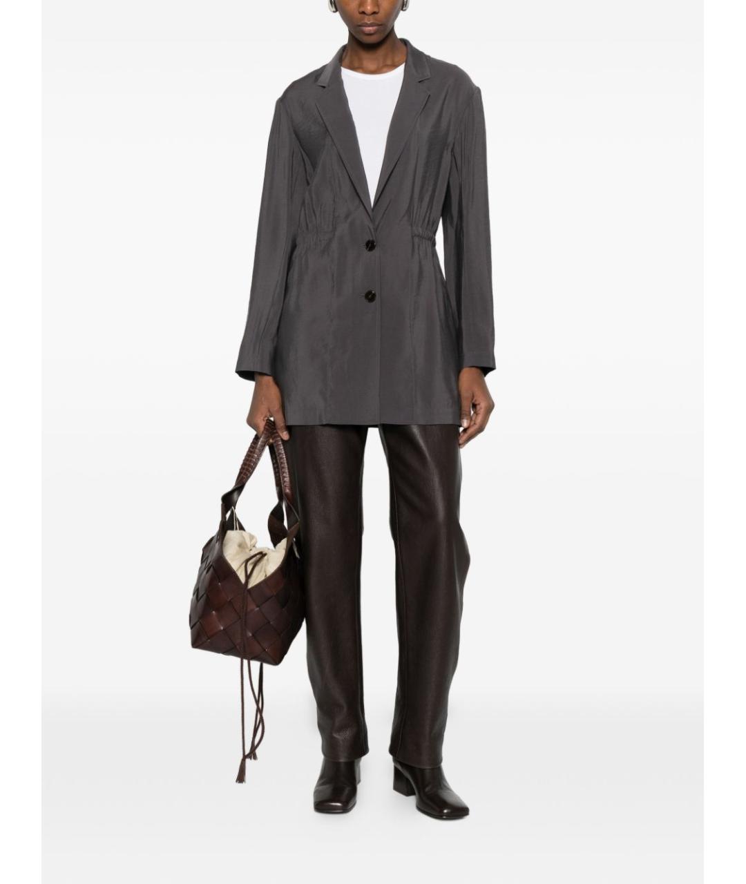 ALYSI Серый жакет/пиджак, фото 4