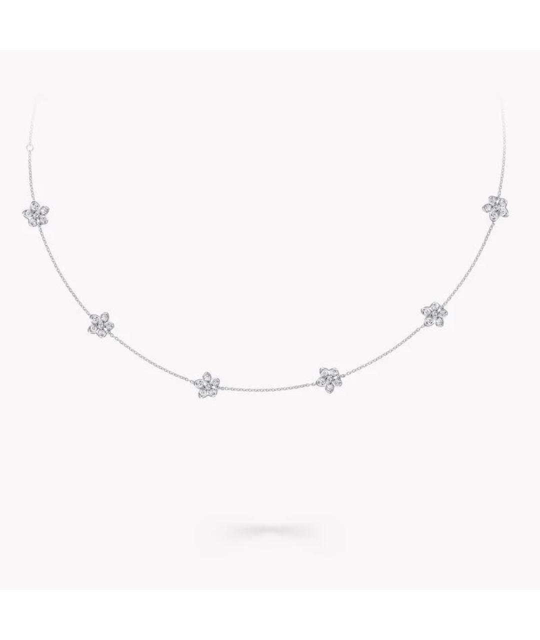 GRAFF Серебряное колье из белого золота, фото 4