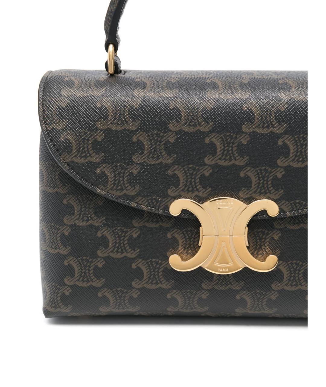 CELINE Коричневая сумка тоут, фото 3