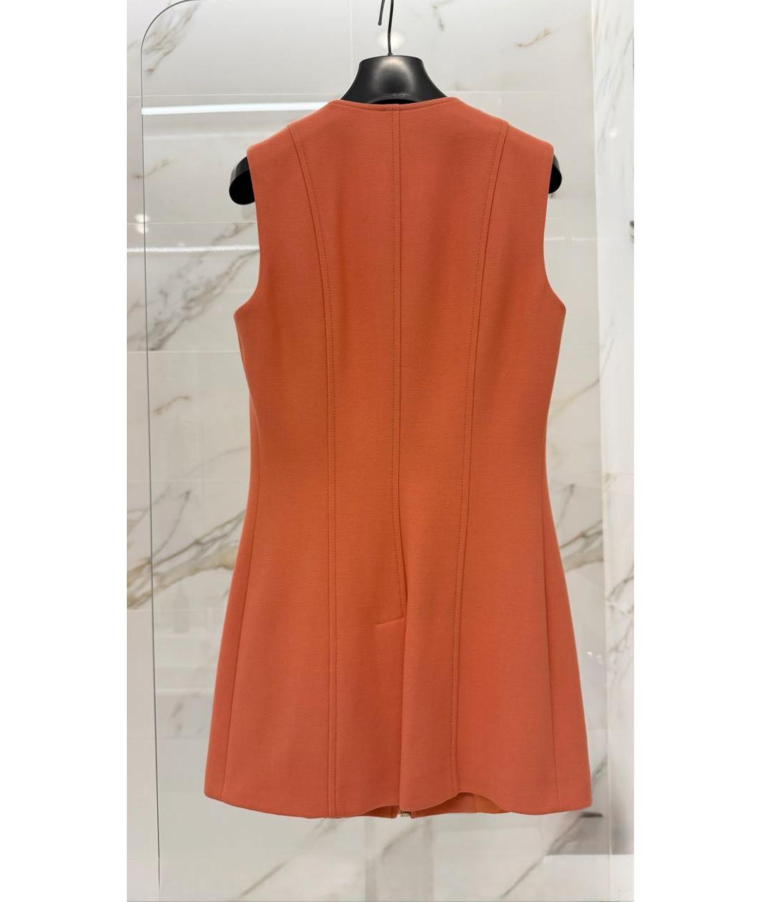 ELISABETTA FRANCHI Коралловый тренч/плащ, фото 2