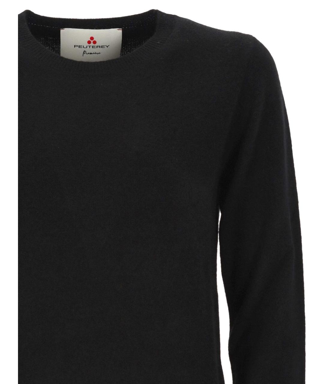PEUTEREY Черный кашемировый джемпер / свитер, фото 2