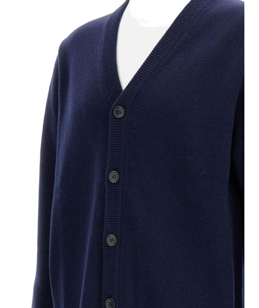 PAUL SMITH Синий шерстяной кардиган, фото 2