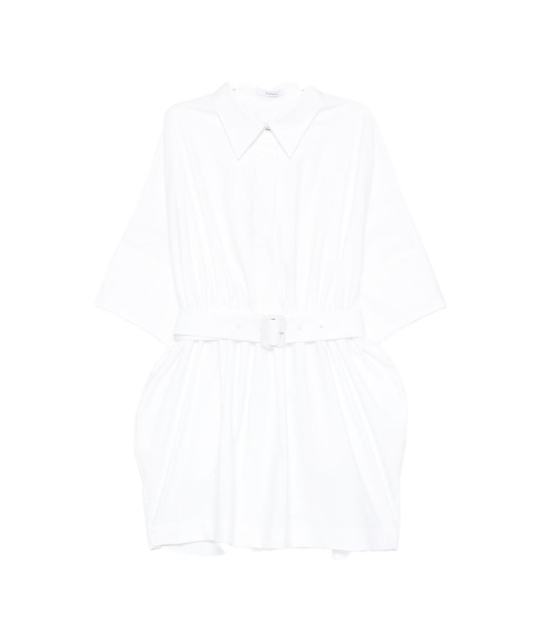 GIVENCHY Белое хлопковое повседневное платье, фото 1