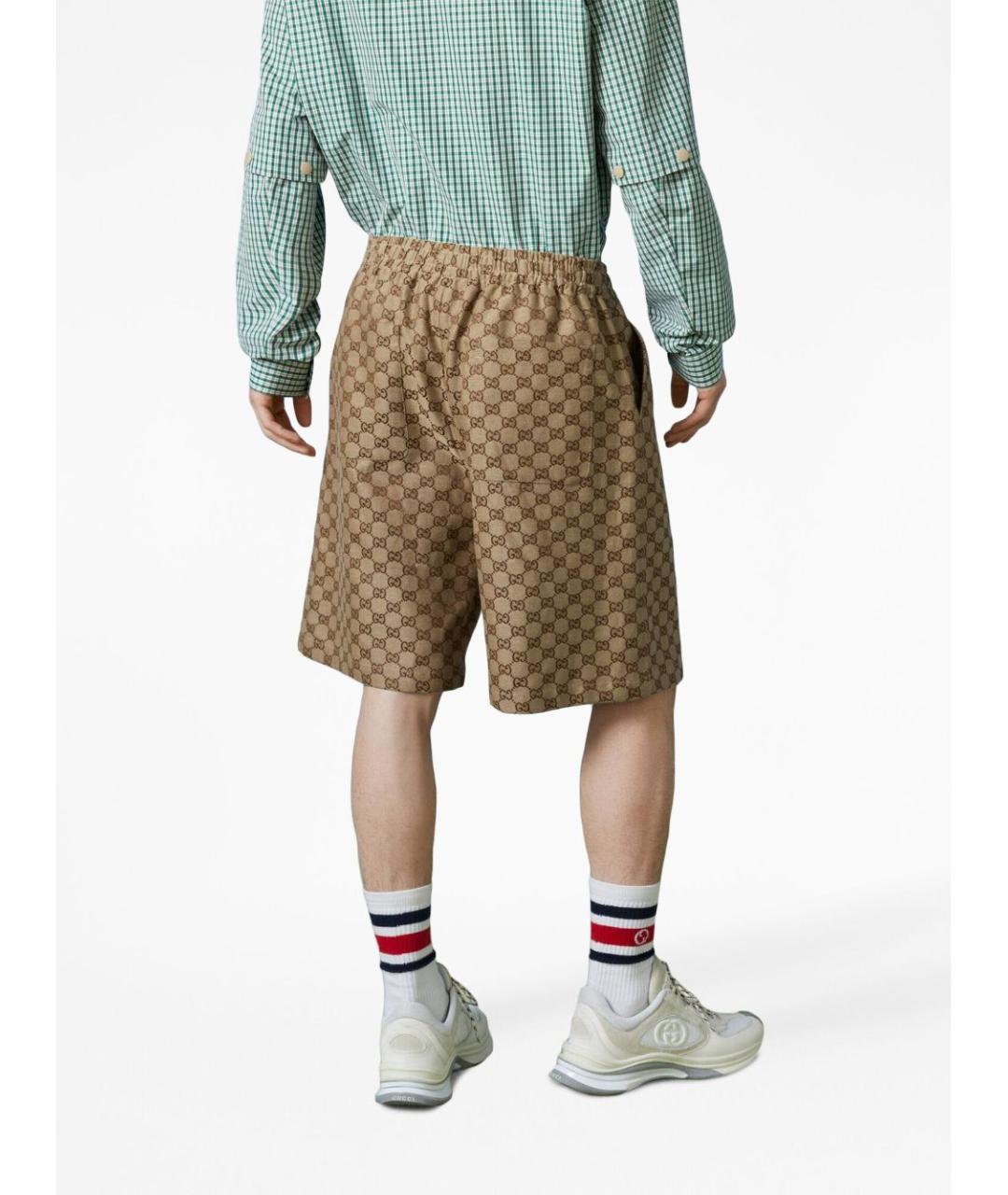 GUCCI Бежевые шорты, фото 5