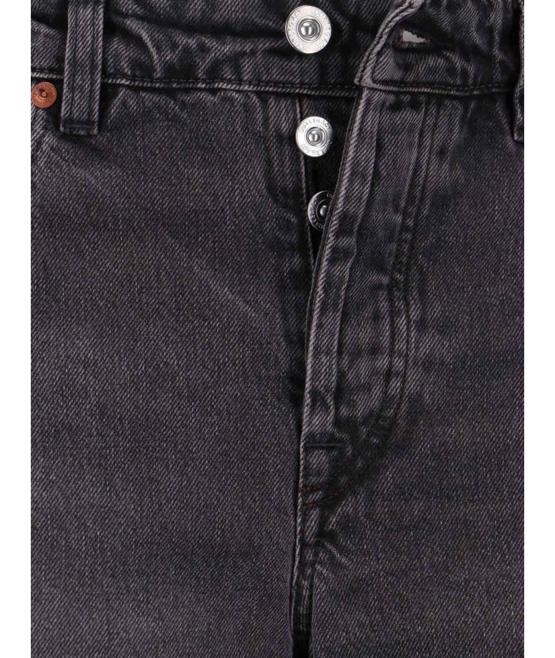 OUR LEGACY Серые хлопковые джинсы клеш, фото 5