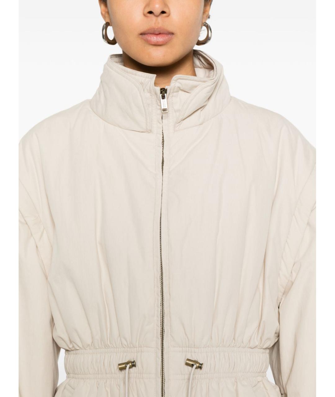 ISABEL MARANT ETOILE Бежевая полиамидовая куртка, фото 6