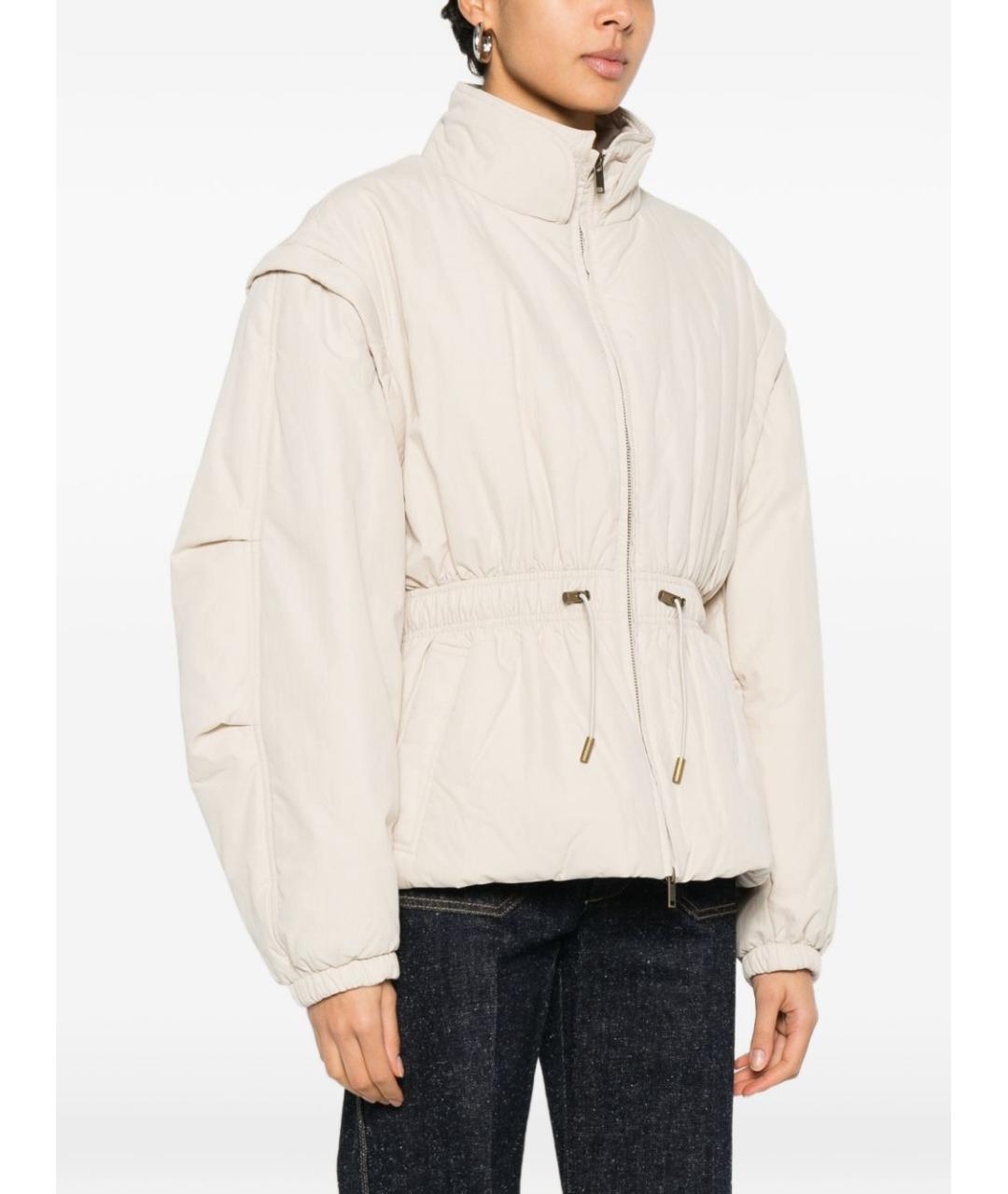 ISABEL MARANT ETOILE Бежевая полиамидовая куртка, фото 4