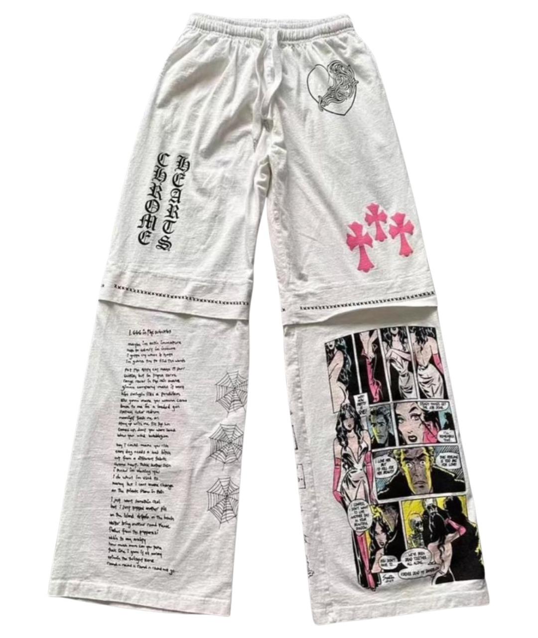 CHROME HEARTS Мульти хлопковые повседневные брюки, фото 1